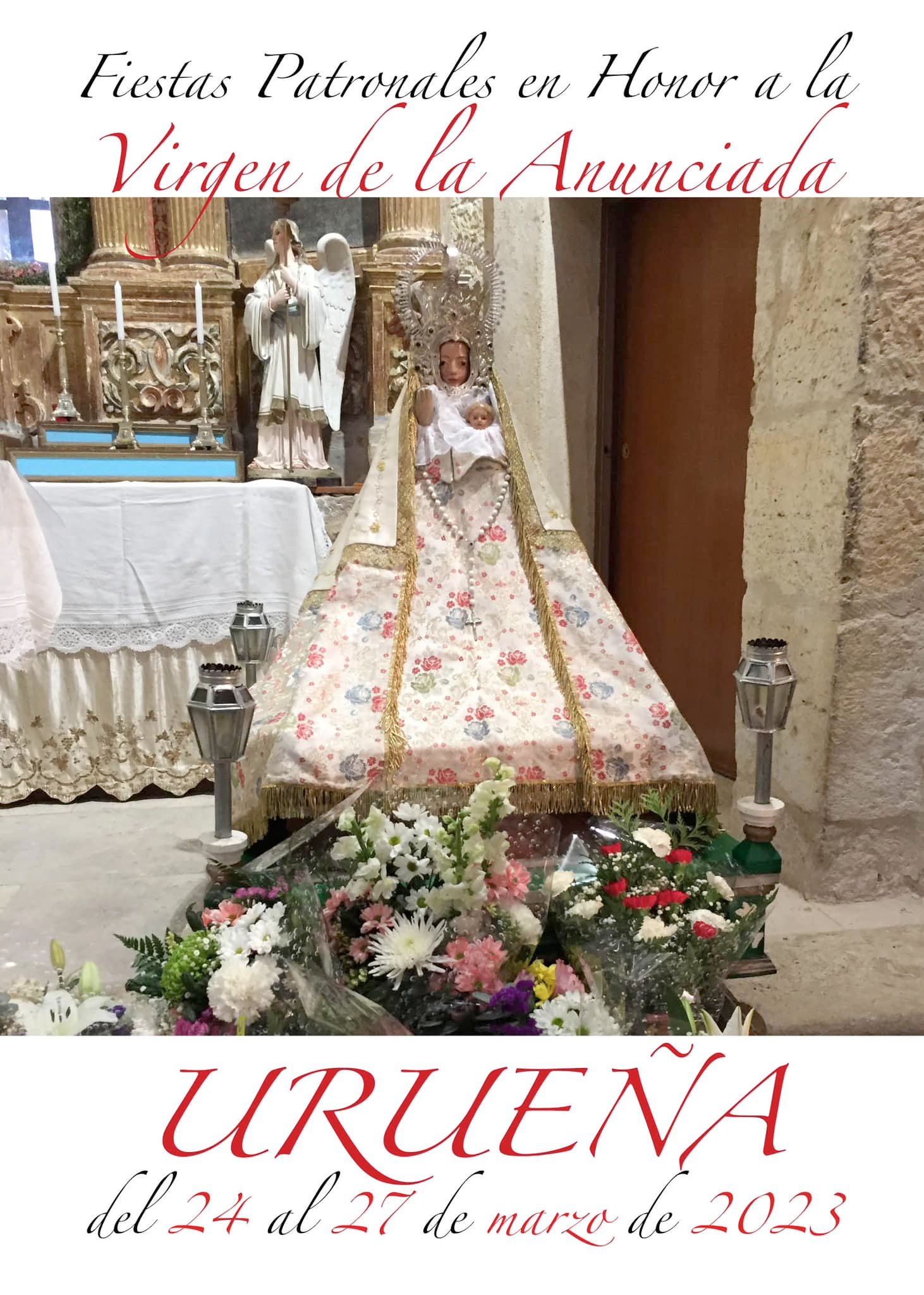 Fiestas patronales en honor a la Virgen de la Anunciada 2023 Urueña